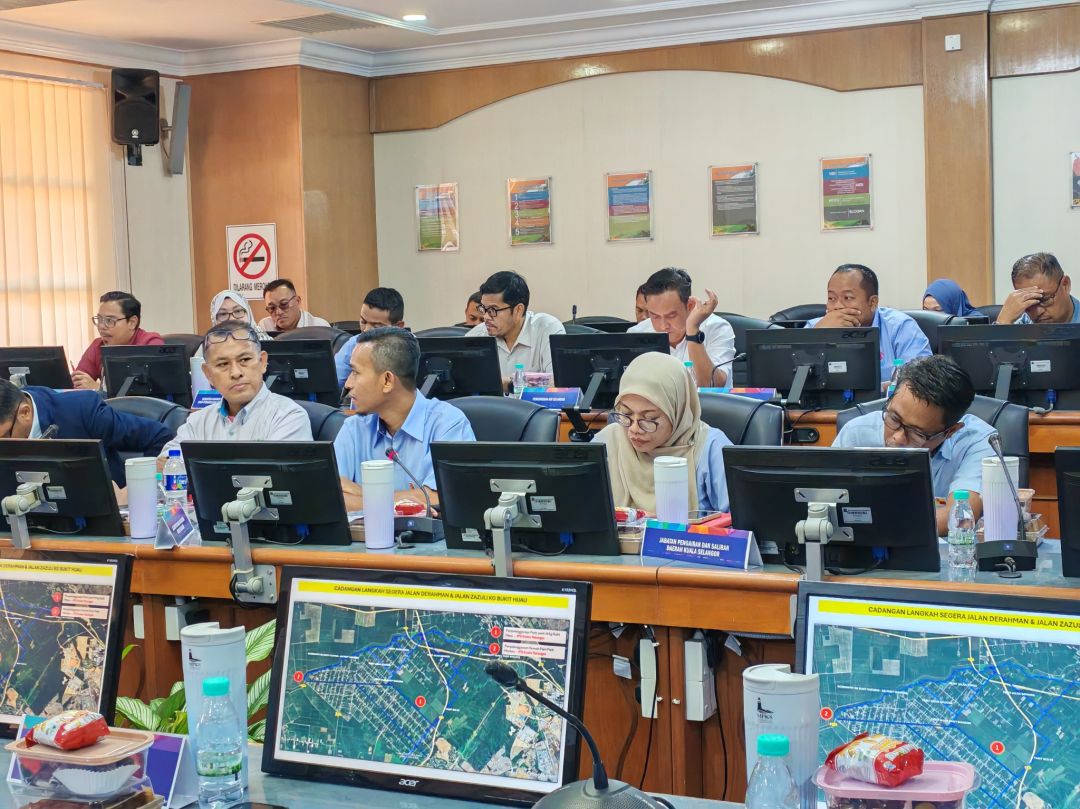 Mesyuarat dan Lawatan Kerja Exco Jawatankuasa Tetap Kemajuan Infrastruktur dan Pertanian ke Majlis Perbandaraan Kuala Selangor (MPKS)