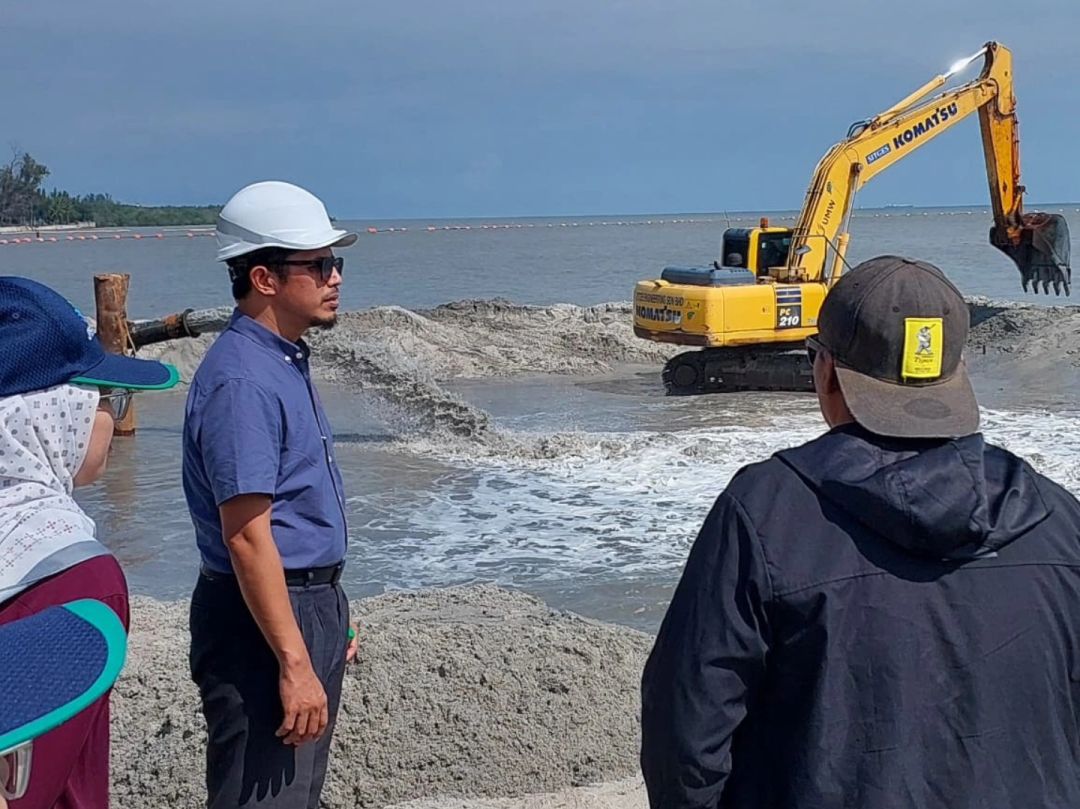LAWATAN KE PEJABAT TAPAK PROJEK PEMULIHARAAN PANTAI MORIB OLEH PENGARAH JPS NEGERI SELANGOR