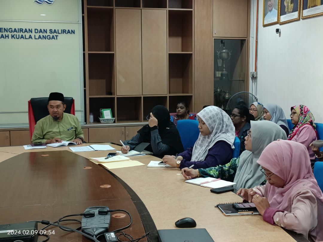 Perjumpaan  Bersama  Tuan Jurutera Daerah Yang Baharu